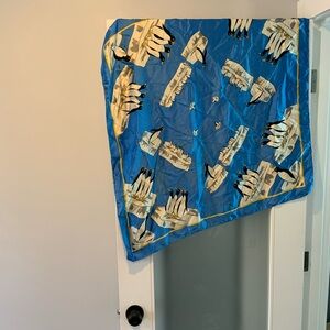 Penguin Silk square scarf, headband